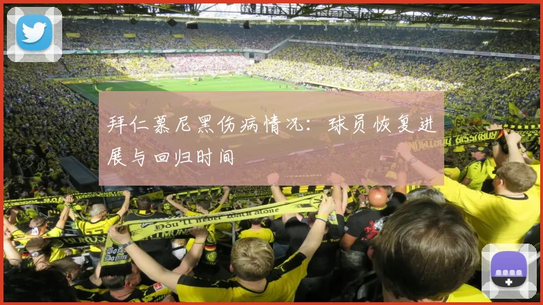 拜仁慕尼黑伤病情况:球员恢复进展与回归时间